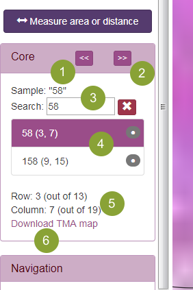 TMA Core Navigation TMA Core Navigation
